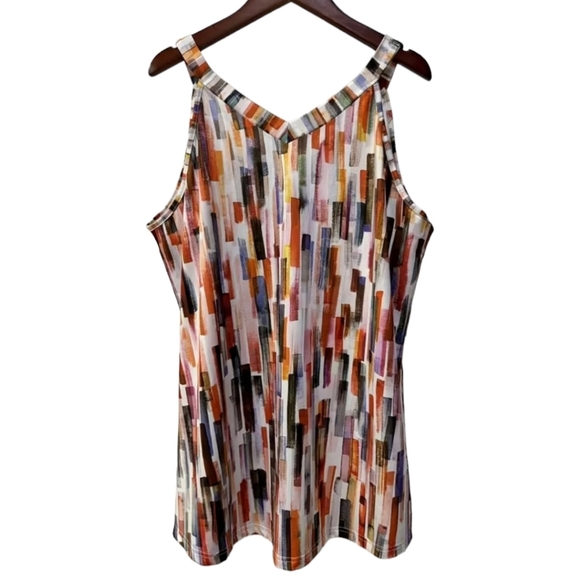 Orange Textile Cami Top - Picture 3 of 4